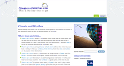Desktop Screenshot of climateandweather.com