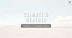 Desktop Screenshot of climateandweather.net